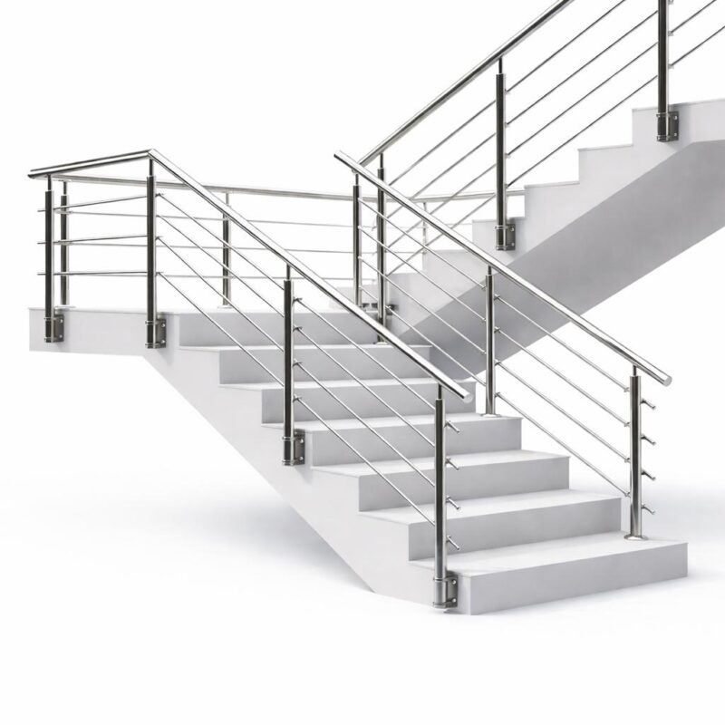 Edelstahlgeländer Reling nach Maß - montagefertig