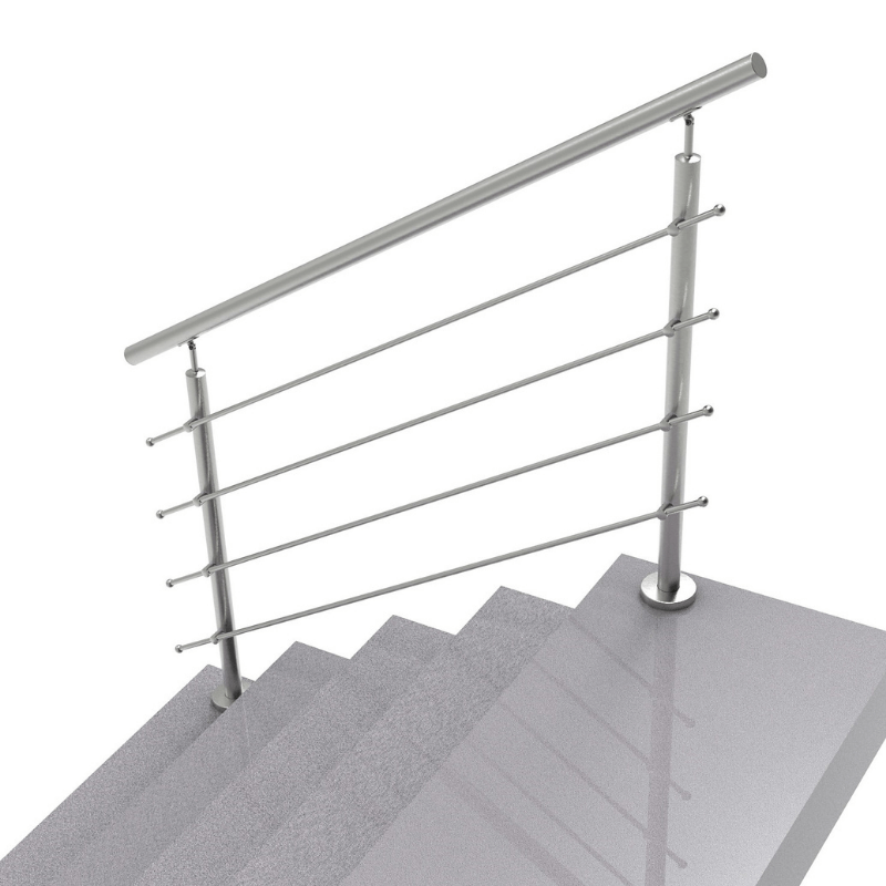 Treppengeländer zur aufgesetzten Montage